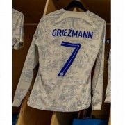 Fodboldtrøjer VM 2018 Frankrig Antoine Griezmann 7 Udebanetrøjer Langærmede..